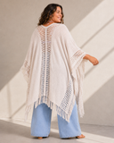 Open Bohemian Ruana Cardigan