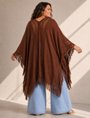 Open Bohemian Ruana Cardigan