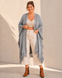 Open Bohemian Ruana Cardigan