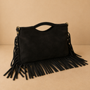 Cleo Suede Fringe Bag