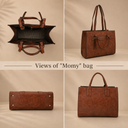 Avery 2-in-1 Floral Embossed Tote Set