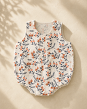 Dahlia Floral Bamboo Mini Bubble Romper