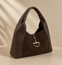 Sveva Suede - Large Shoulder Bag
