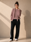 Softly Spoken Draped Collar Knit Sweater