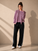 Softly Spoken Draped Collar Knit Sweater
