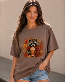 🦝 Pumpkin Spice Raccoon Graphic Tee