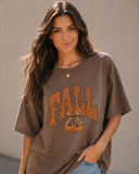 🍂 Fall Polka Dot Graphic Tee
