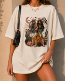 💀 Boo Darlin' Skeleton Cowgirl Graphic
