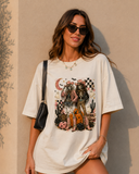 💀 Boo Darlin' Skeleton Cowgirl Graphic