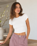 Ribbed Baby Tee
