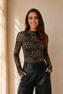 Wild Instinct Mesh Long Sleeve Top