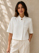 Monroe Minimalist Cropped Jacket
