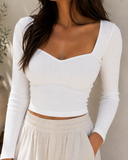 Niki Biki - Peak-A-Boo, Sweatheart Crop Top