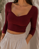 Niki Biki - Peak-A-Boo, Sweatheart Crop Top