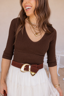 Niki Biki Right Decision V Neck Crop Top | 8 Colors
