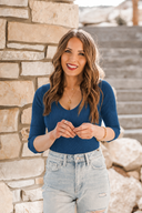 Niki Biki Right Decision V Neck Crop Top | 8 Colors
