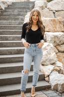 Niki Biki Right Decision V Neck Crop Top | 8 Colors
