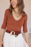 Niki Biki Right Decision V Neck Crop Top | 8 Colors