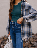 NIKIBIKI Vintage Ribbed High Neck Crop  Top