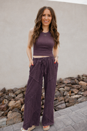 NIKIBIKI Vintage Ribbed High Neck Crop  Top