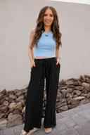 NIKIBIKI Vintage Ribbed High Neck Crop  Top