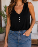POL Simpler Times V-Neck Tank | S-3X