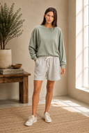 Soft Mineral Wash Sweatshirt