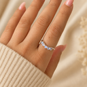 Lunar Crest Moonstone Ring