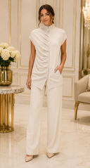 Sculpted Elegance Ruched Top