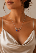 Liberty Heart Charm Necklace S.No 9