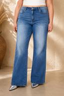 High Rise Relaxed Flare Jeans
