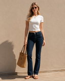 Midnight Charm Slim Bootcut Jeans