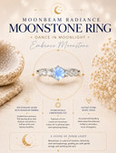 Moonbeam Radiance Moonstone Ring