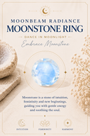 Moonbeam Radiance Moonstone Ring