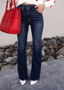 Midnight Charm High-Rise Flare Jeans