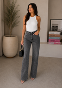 Bling Babe High Rise Rhinestone Denim Jeans | S-3X