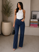 Bling Babe High Rise Rhinestone Denim Jeans | S-3X