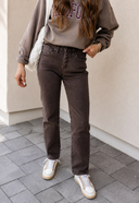 MICA 90s Vintage Brown 5 Fly Button Denim