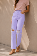 Lavender Luxe Kancan Ultra High Rise 90’s Straight Jeans