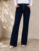Risen Among The Wildflowers High-Rise Wide Flare Jeans