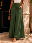 Coastline Tie Waist Palazzo Pants | 12 Colors