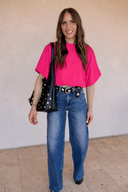 Cloud Muse Bubble Hem Crop Top