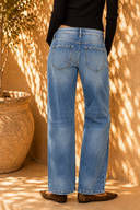 Low Rise Baggy Straight Jeans