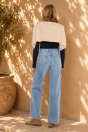 High Rise Wide Leg Jeans