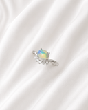 Starlit Blossom Opal Ring