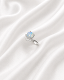 Starlit Blossom Opal Ring