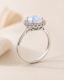 Celestial Tide Moonstone Ring