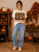 👻🍂 Mentally I Am Here Ghost Raccoon Lake Graphic Tee