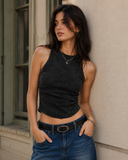 Contour Ease Ruched Tank Top