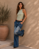 Contour Ease Ruched Tank Top